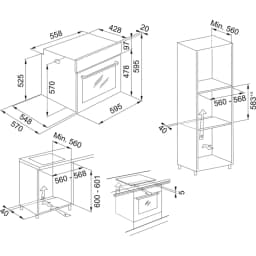 Franke FSM 86 H XS Siyah Cam-Inox Fırın görsel 3
