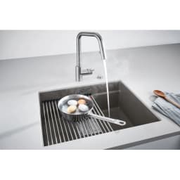 Franke Kubus 2 KNG 110-52 Slate Grey Granit Eviye görsel 2