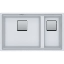 Franke Kubus 2 KNG 160-46-21 Bianco Granit Eviye görsel 1
