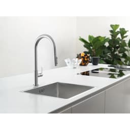 Franke Maris Slim Clear Water Su Arıtma Filtreli Spiralli Eviye Armatürü görsel 2
