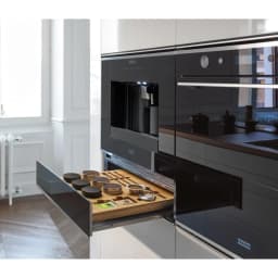 Franke Mythos FMY 14 CMD XS Siyah-Inox Frame Kahve Makinesi Aksesuar Çekmecesi görsel 3
