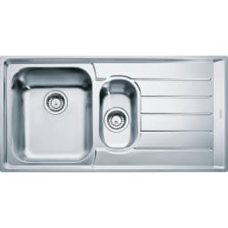 Franke Neptun NEX 251-100 1.5 Gözlü Sağ Damlalıklı Çelik Evye görsel 1