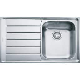 Franke Neptun Nex 611 Sol Damlalıklı Çelik Evye görsel 1