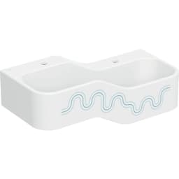 Geberit Bambini Çocuk 90x39 Cm Okyanus Mavisi Lavabo - 502.974.SX.1 görsel 1