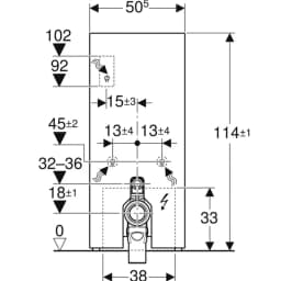 Geberit Monolith Plus Antrasit Cam Yere Oturan Klozet İçin Rezervuar Modülü - 131.233.JK.7 görsel 2