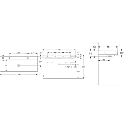 Geberit One 120x48 Cm Lavabo - 505.022.01.5 görsel 2