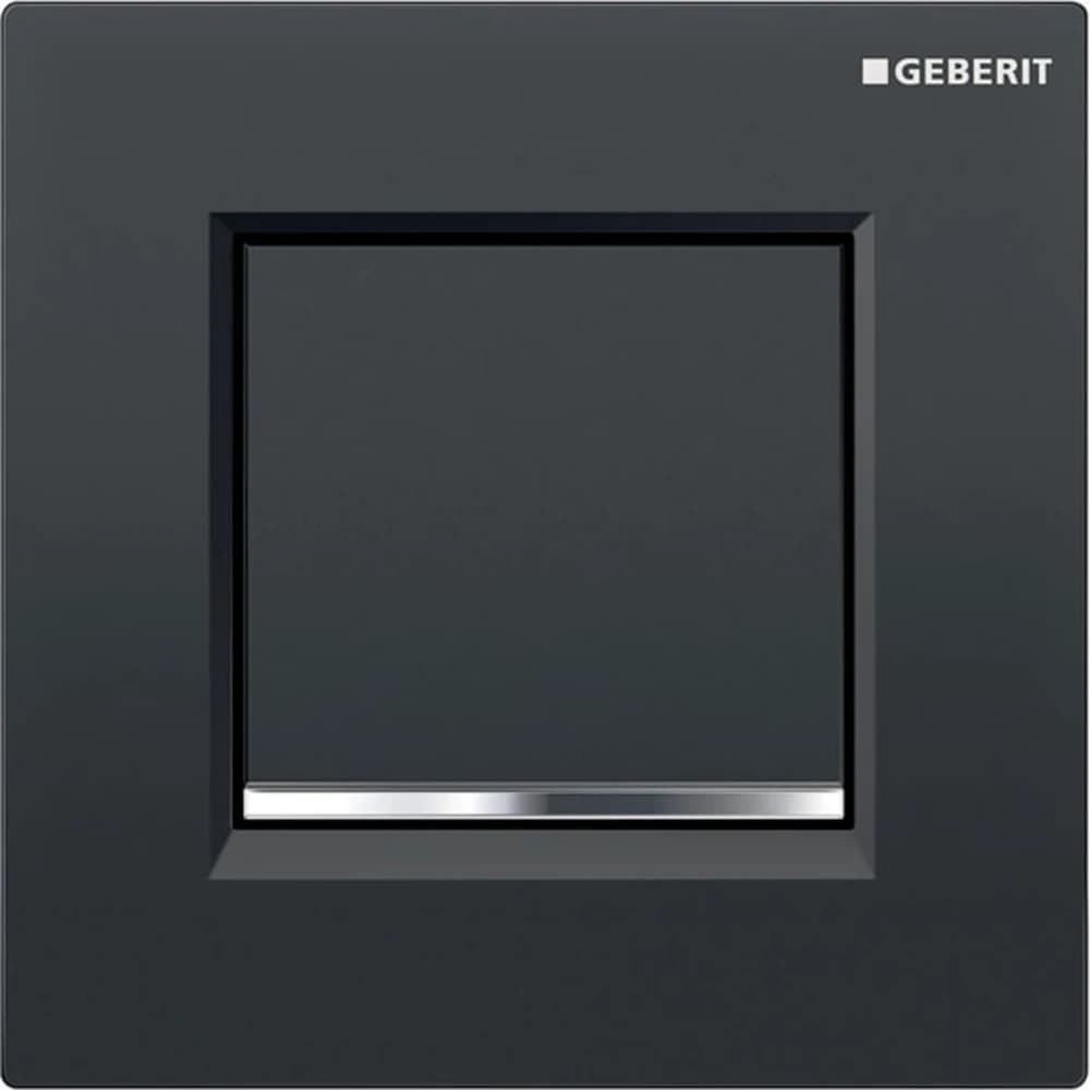 Geberit Sigma30 Siyah-Parlak Krom Pisuvar Kumanda Kapağı - 116.017.KM.1