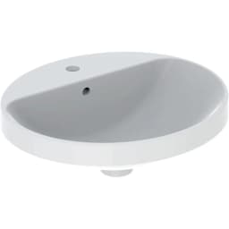 Geberit VariForm 50x45 Oval Tezgah Üstü Lavabo - 500.712.01.2 görsel 1