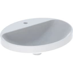 Geberit VariForm 55x45 Cm Oval Tezgah Üstü Lavabo - 500.722.01.2 görsel 1