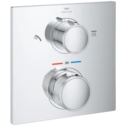 Grohe Allure Yeni Termostat 2 Yollu Yönlendirici Baş Duşu-El Duşu - 29181002 görsel 1