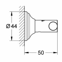 Grohe Essentials Authentic Havlu-Bornoz Askılığı - 40656001 görsel 2