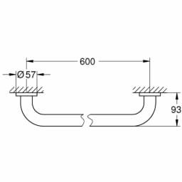 Grohe Essentials New Banyo Tutamağı - 40794DC1 görsel 2