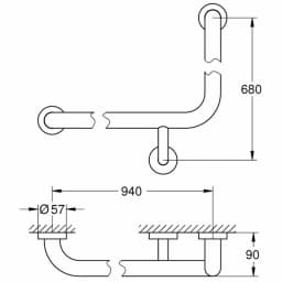 Grohe Essentials New Banyo Tutamağı - 40797001 görsel 2