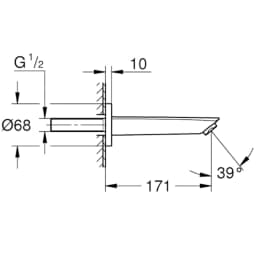 Grohe Eurosmart 2021 Çıkış Ucu - 13448003 görsel 2