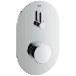 Grohe Eurosmart Cosmopolitan T Kelebek ve Ayarlanabilir Sıcaklık Sınırlayıcı İle Zaman Ayarlı Duş Bataryası - 36321000 görsel 1