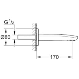 Grohe Eurostyle Cosmopolitan Çıkış Ucu - 13276002 görsel 2