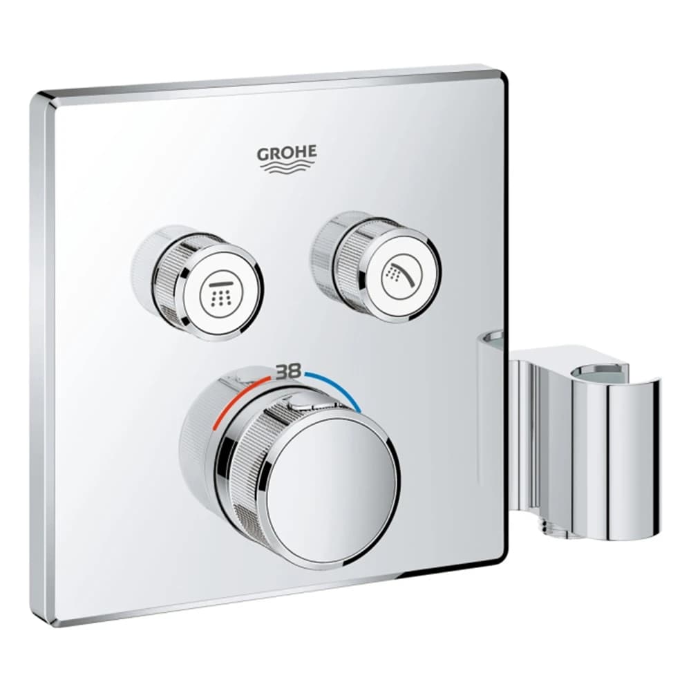 Grohe Grohtherm SmartControl Çift Valfli Akış Kontrollü Ankastre Termostatik Duş Bataryası - 29125000