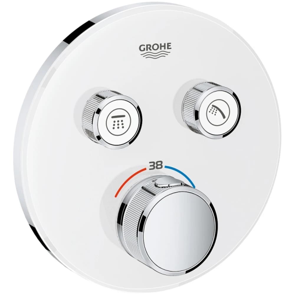 Grohe Grohtherm SmartControl Çift Valfli Akış Kontrollü Ankastre Termostatik Duş Bataryası - 29151LS0