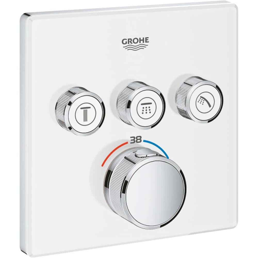Grohe Grohtherm SmartControl Üç Valfli Akış Kontrollü Ankastre Termostatik Duş Bataryası - 29157LS0