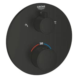 Grohe Grohtherm Termostatik Siyah Banyo-Duş Bataryası - 1022082430 görsel 1