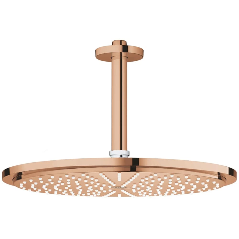 Grohe Rainshower Cosmopolitan Metal Tek Akışlı Rose Gold Tepe Duşu Seti - 26067DA0