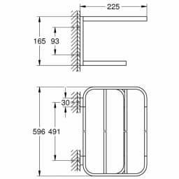 Grohe Selection Banyo Havluluğu -41066000 görsel 2