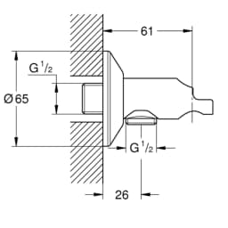 Grohe Sena Valf - 26333000 görsel 2