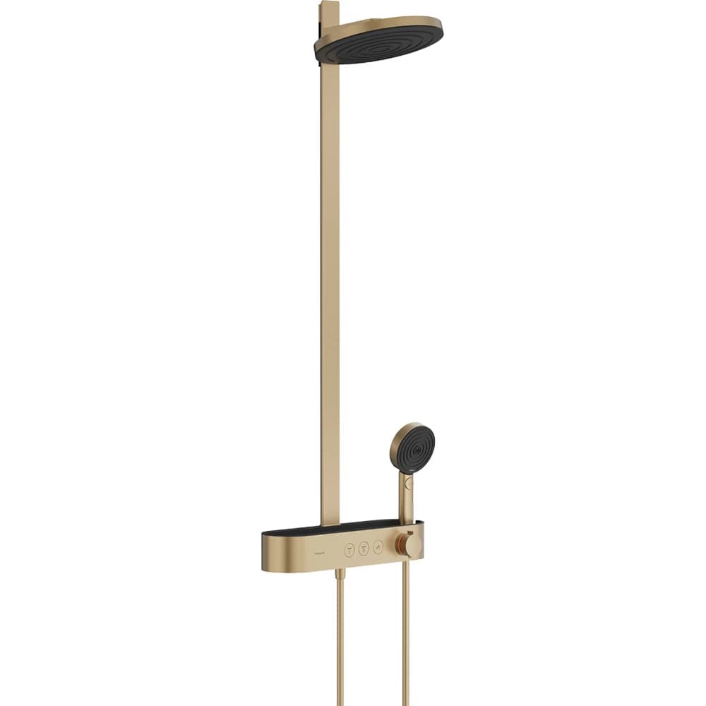 Hansgrohe Pulsify S 260 2jet, ShowerTablet Select Mat Bronz EcoSmart Duş kolonu 24240140