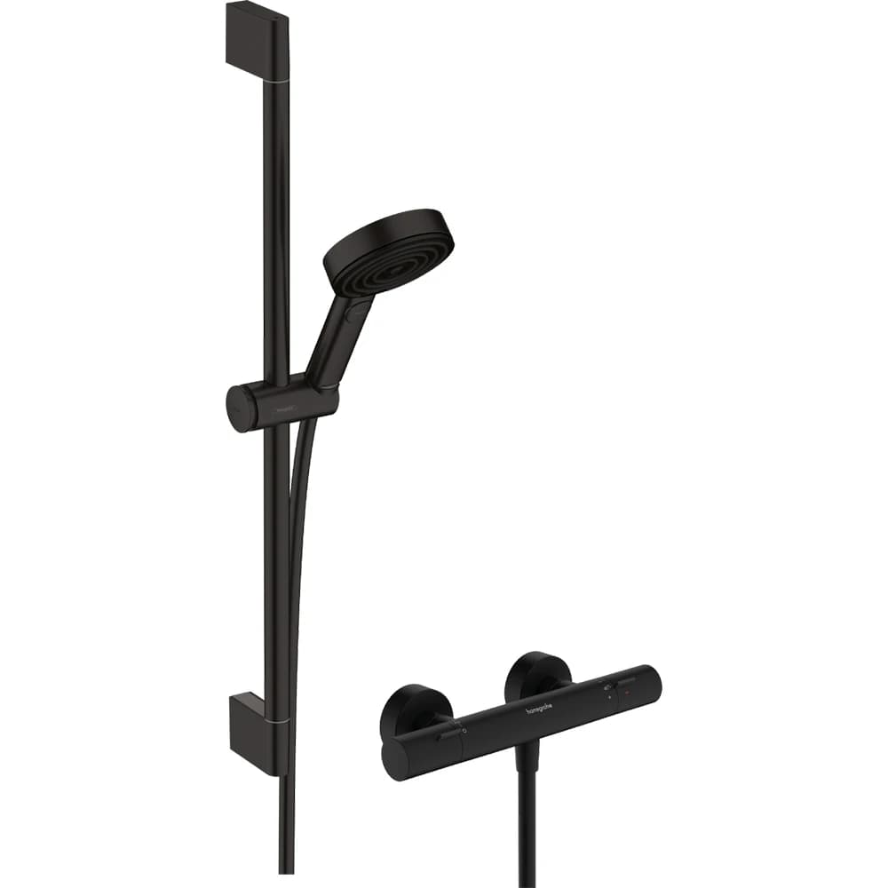 Hansgrohe Pulsify Select S Satin Siyah Termostatik Banyo Bataryalı 65 Cm Duş Barı - 24262670