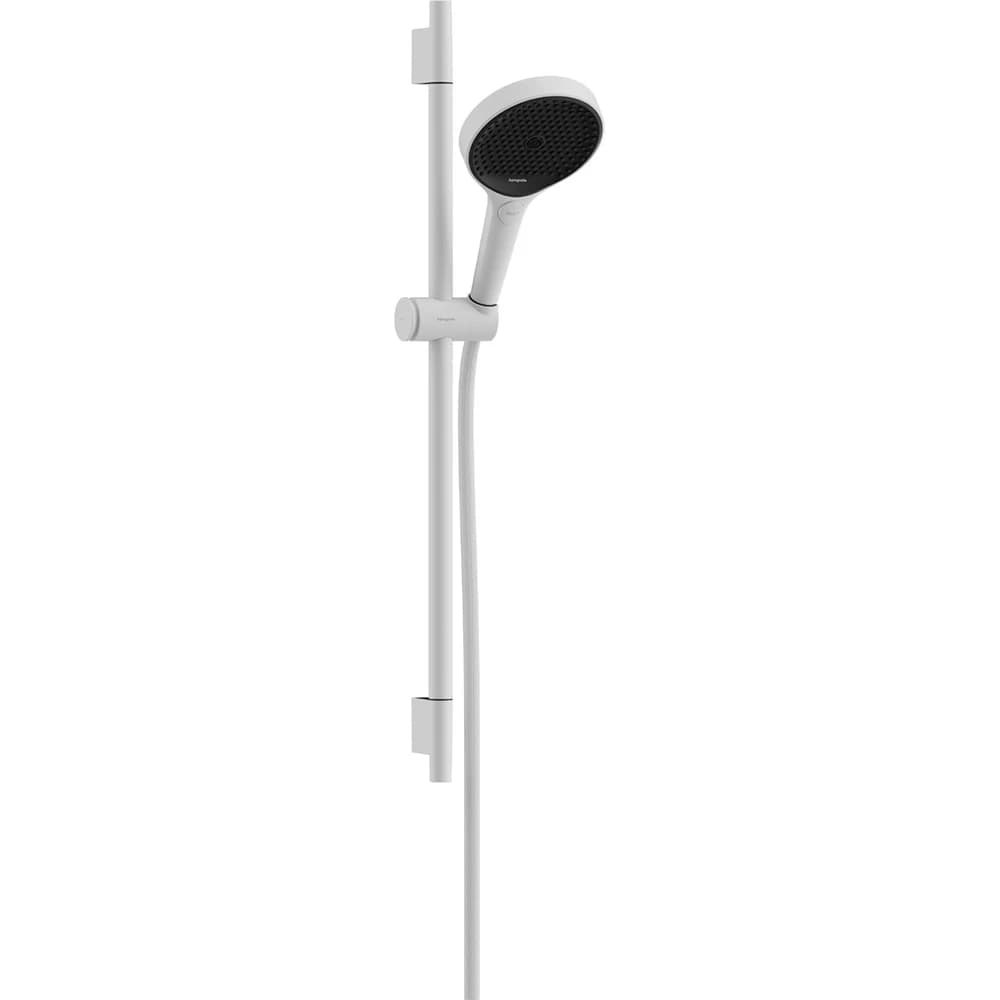 Hansgrohe Rainfinity Duş Seti 130 3jet Duş Barı 65 Cm ve Designflex Textile Satin Beyaz Duş Hortumu 160 Cm ile 28745700
