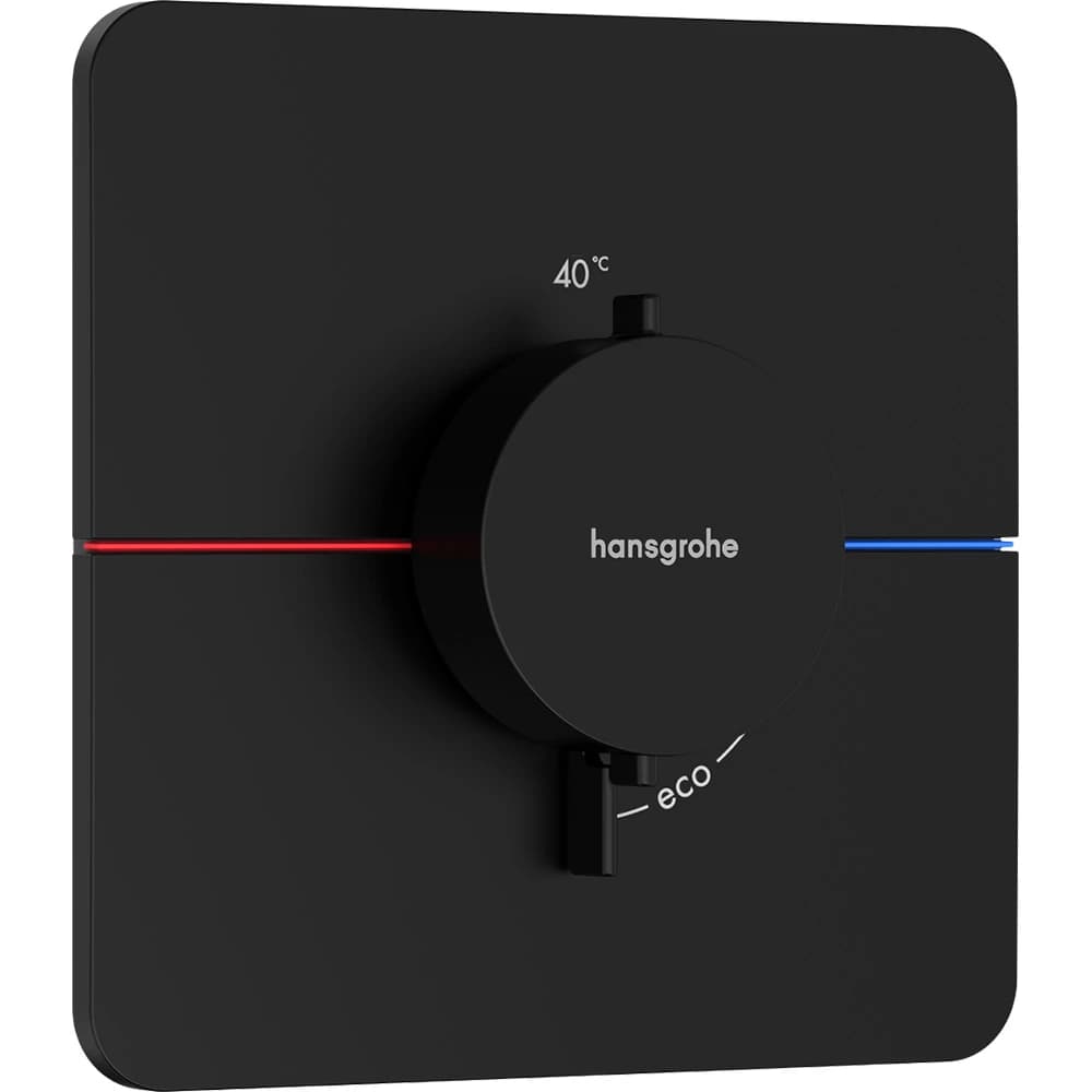 Hansgrohe ShowerSelect Comfort Q Satin Siyah Ankastre Termostatik Banyo Bataryası 15588670
