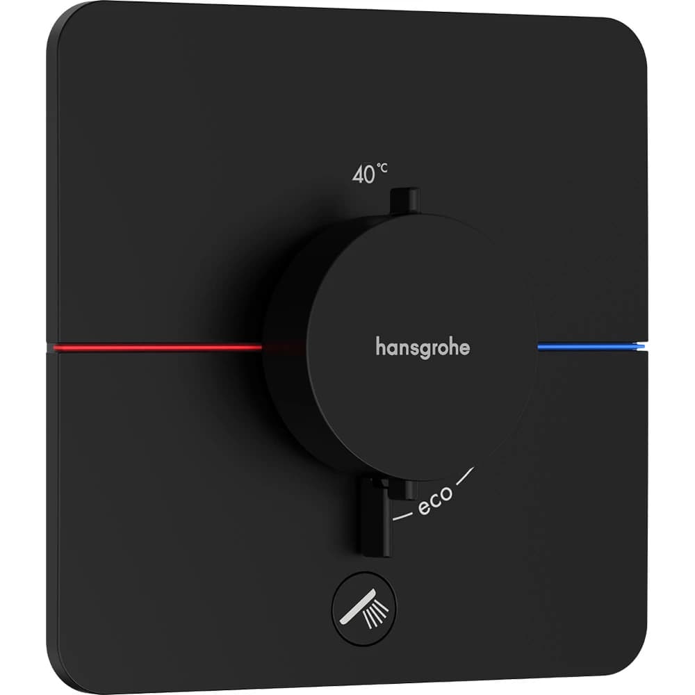 Hansgrohe ShowerSelect Comfort Q Satin Siyah Ankastre Montaj Termostatik Banyo Bataryası 15589670
