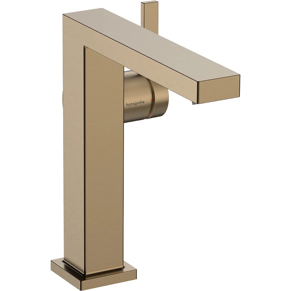 Hansgrohe Tecturis E 150 Fine CoolStart EcoSmart+ Bas-Aç Gider Seti İle Mat Bronz Tek Kollu Lavabo Bataryası 73040140