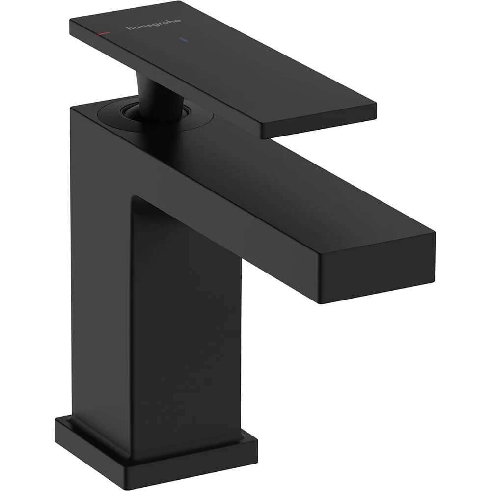 Hansgrohe Tecturis E Tek Kollu 80 CoolStart EcoSmart+ Kumandalı Satin Siyah Lavabo Bataryası 73002670