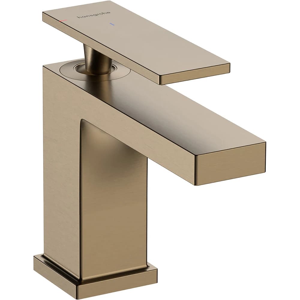 Hansgrohe Tecturis E Tek Kollu 80 CoolStart Kumandalı Mat Bronz Lavabo Bataryası 73004140