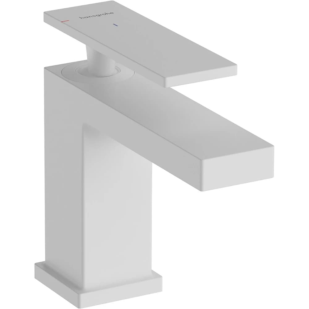 Hansgrohe Tecturis E Tek Kollu 80 CoolStart Kumandalı Satin Beyaz Lavabo Bataryası 73004700