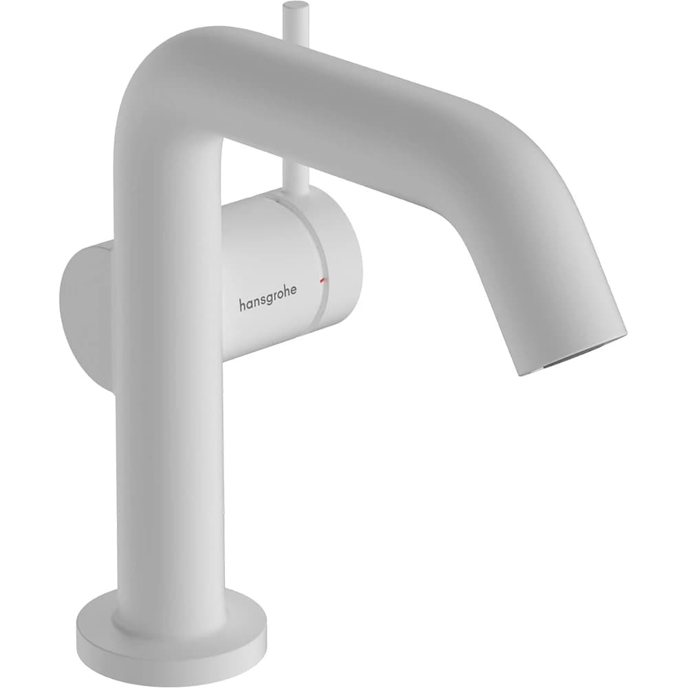 Hansgrohe Tecturis S 110 Fine CoolStart EcoSmart+ Bas-Aç Gider Seti İle Satin Beyaz Tek Kollu Lavabo Bataryası 73320700