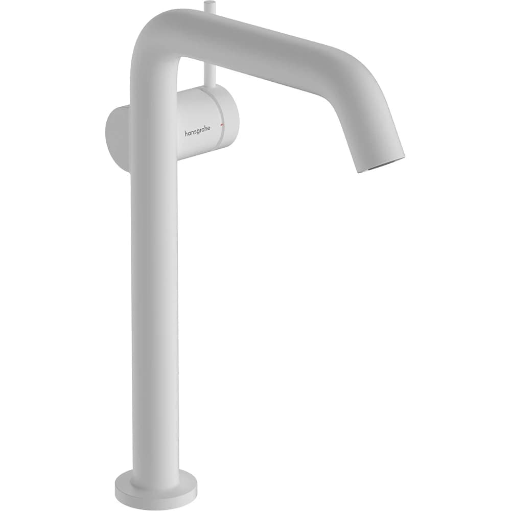 Hansgrohe Tecturis S 240 Fine CoolStart EcoSmart+ Bas-Aç Gider Seti İle Satin Beyaz Tek Kollu Lavabo Bataryası 73370700