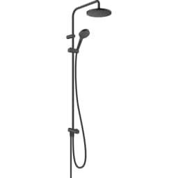 Hansgrohe Vernis Blend 200 1jet Reno EcoSmart Satin Siyah Duş Kolonu 26099670 görsel 1
