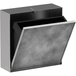 Hansgrohe XtraStoris Rock Ankastre Paslanmaz Çelik Çöp Kutusu - 56089800 görsel 1