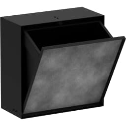 Hansgrohe XtraStoris Rock Ankastre Satin Siyah Çöp Kutusu - 56090670 görsel 1