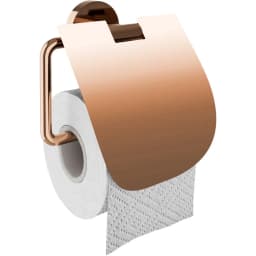 Kale D100 Rose Gold Kapaklı Tuvalet Kağıtlığı görsel 1