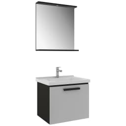 Kale Gris 65 Cm Siyah-Gri Banyo Dolabı Takımı görsel 1