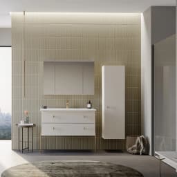 Orka Milazzo 100 Cm Calisto Banyo Dolabı Takımı (Altın Kulp) - 5008265 görsel 2