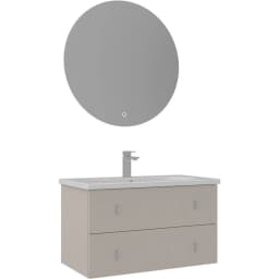 Orka Milazzo 80 Cm Calisto Banyo Dolabı Takımı (Krom Kulp) - 5007839 görsel 1