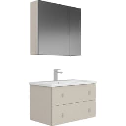 Orka Milazzo 80 Cm Calisto Banyo Dolabı Takımı (Krom Kulp) - 5008260 görsel 1