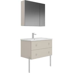 Orka Milazzo 80 Cm Calisto Banyo Dolabı Takımı (Krom Kulp) - 5008264 görsel 1