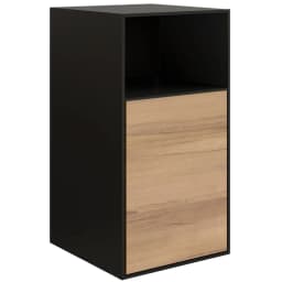 Kale Mood 35 Cm Mat Siyah-Pasifik A Raflı Yan Modül görsel 1
