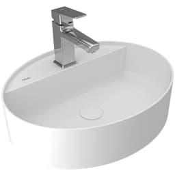 Kale Smartedge 40x50 Cm Mat Beyaz Oval Lavabo görsel 1