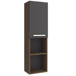 Kale Trevi 40 Cm Antrasit-Ceviz Boy Dolabı (Sol) görsel 1